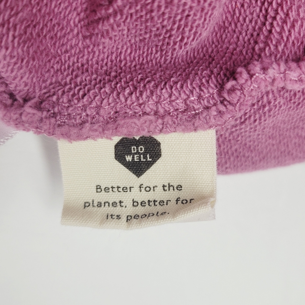 Madewell Women's (Re)sourced Cotton Cloudberry Sweatshirt Small Round Neck Easy - Picture 11 of 11